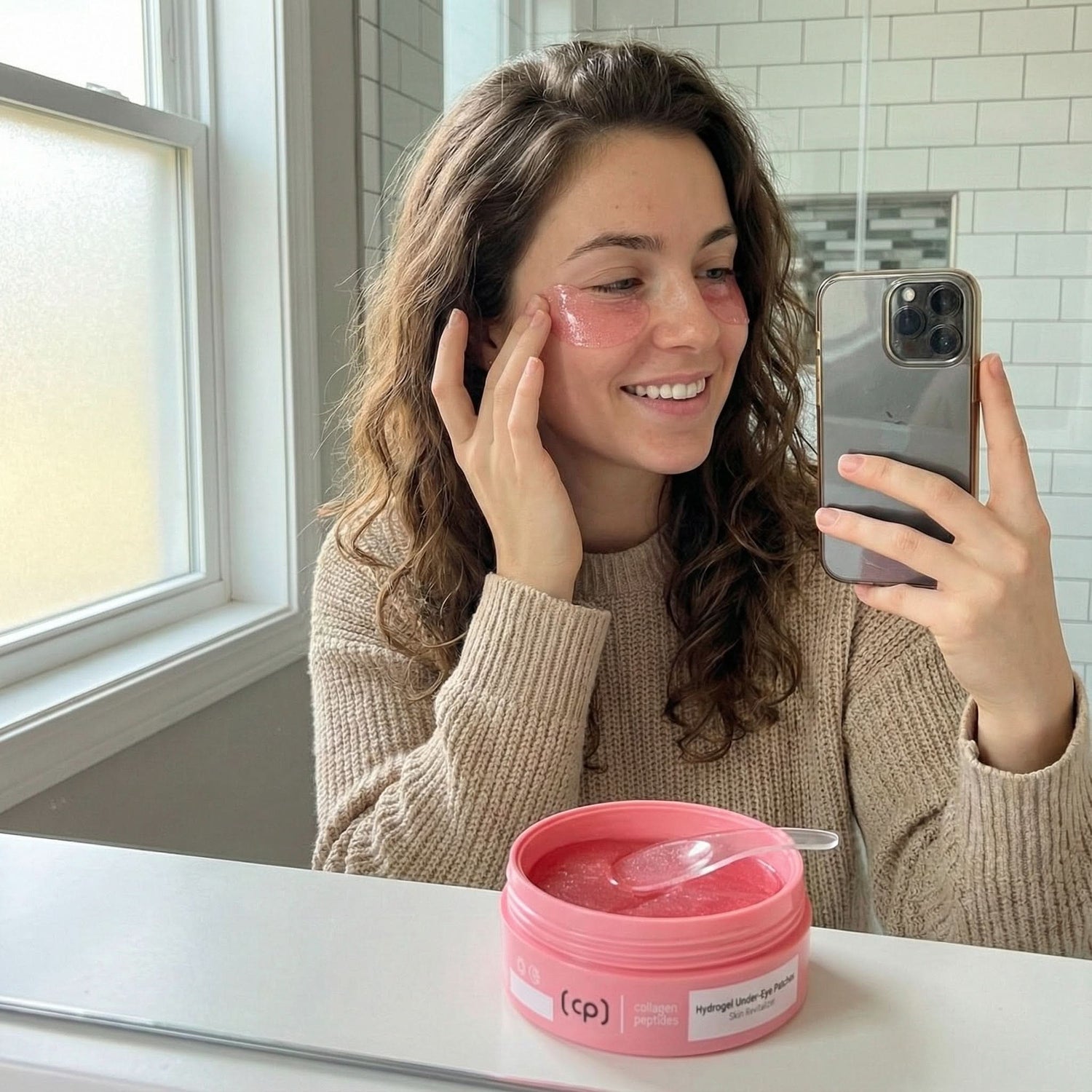 Хидрогел пачове за под очи с колаген и пептиди, 60бр.