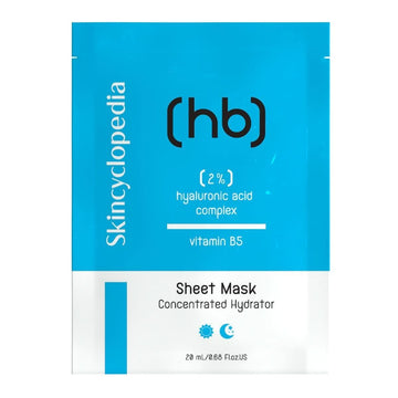 Hydrating sheet mask with hyaluronic acid and vitamin B5 20ml