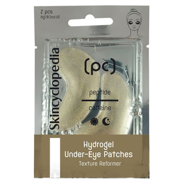 Hydrogel under-eye patches with peptide, caffeine, hyaluronic acid and collagen, 2pcs