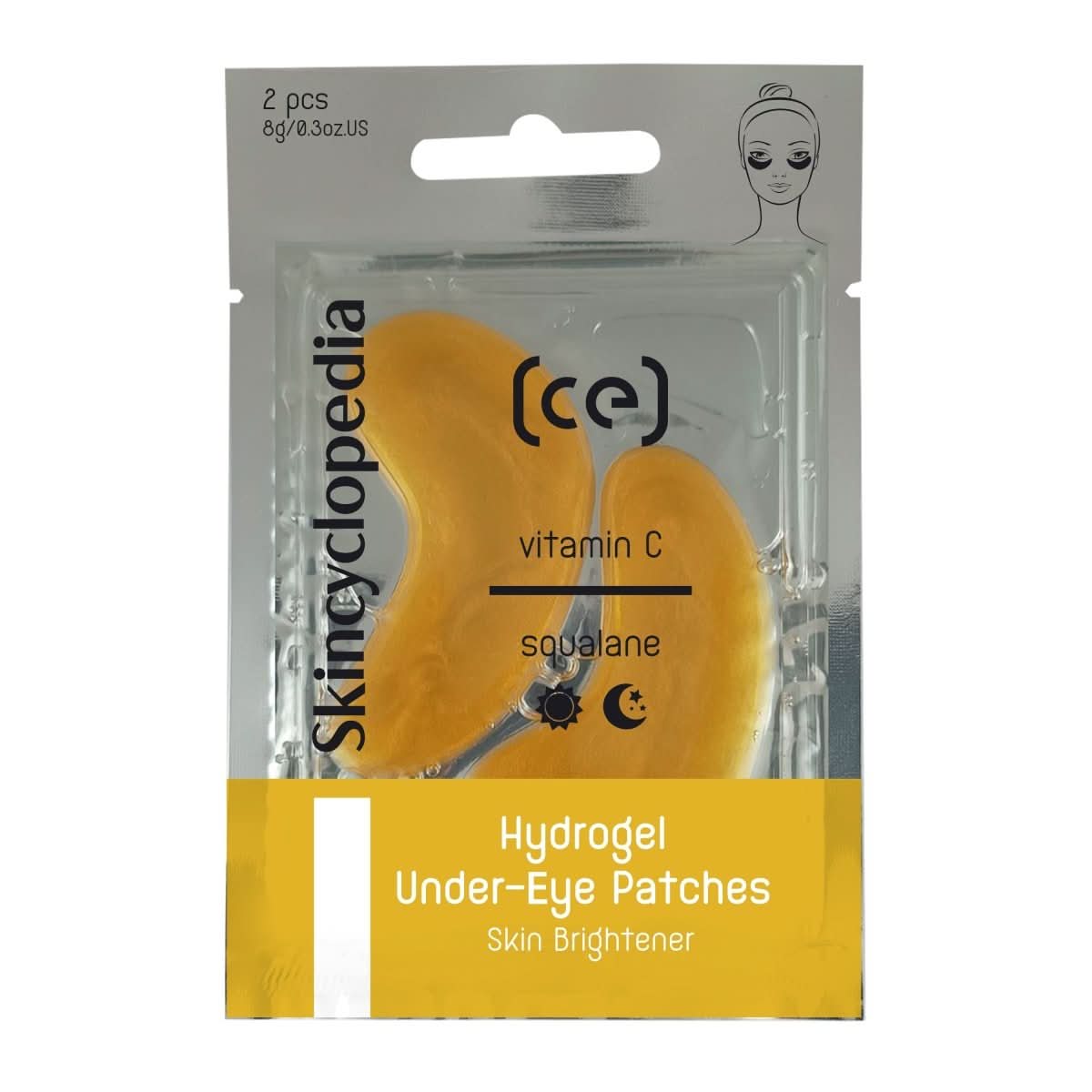 Хидрогел пачове за под очи с витамин с, ниацинамид, хиалуронова киселина и колаген, 2бр - CAMCO Ltd.