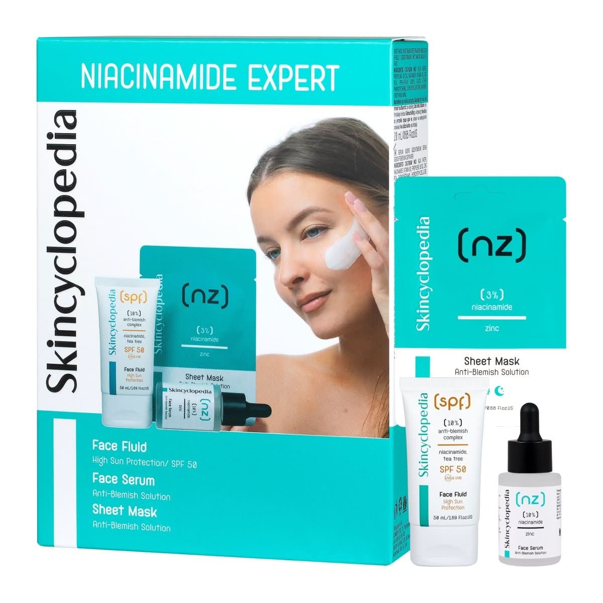NIACINAMIDE EXPERT колекция за грижа за кожата - комплект 3 продукта - CAMCO Ltd.