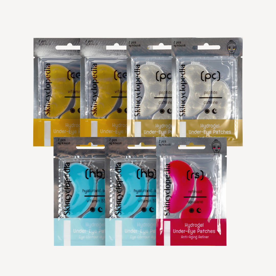 Хидрогел пачове за под очи — пълна колекция