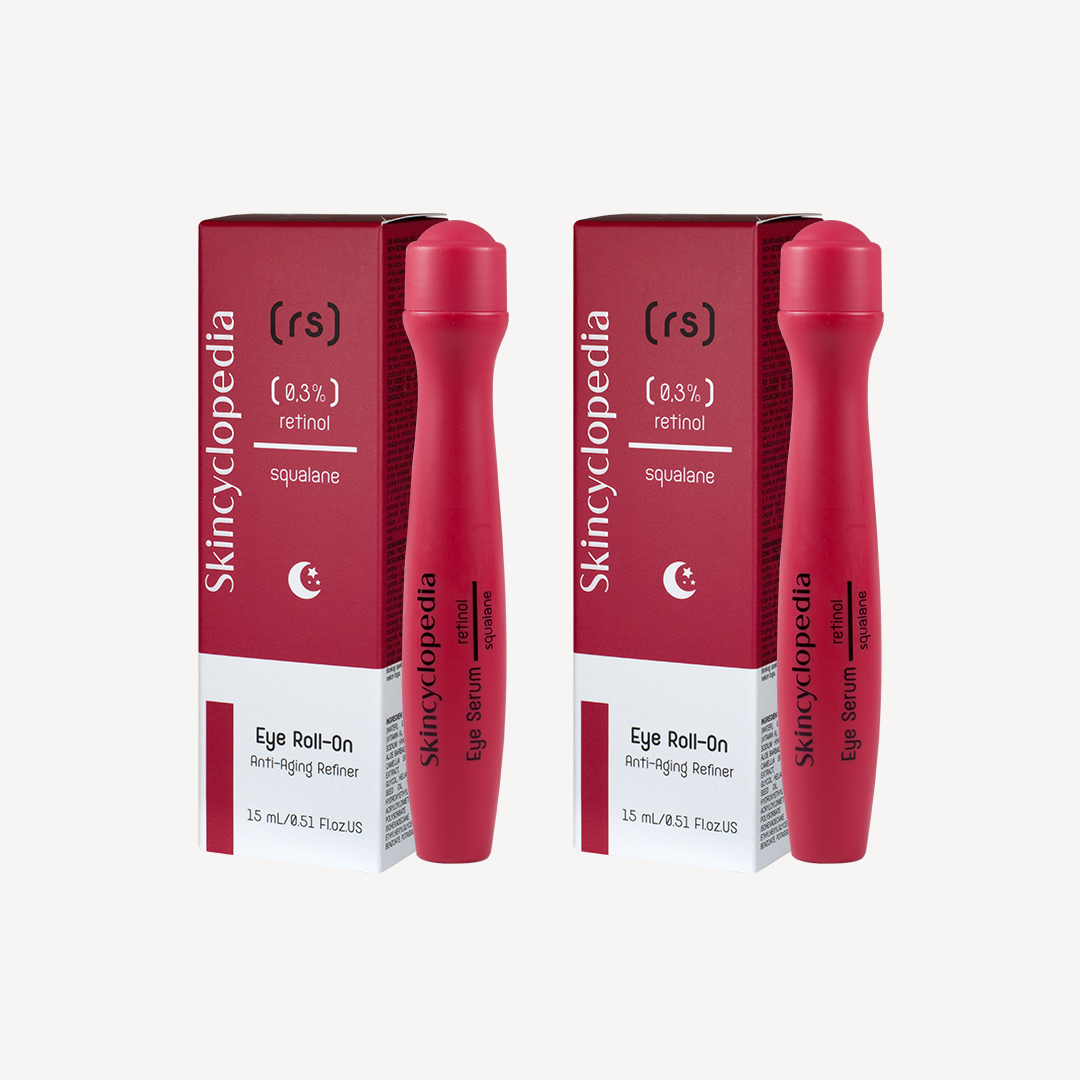 Комплект анти-ейдж рол-он серум за околоочния контур с 0,3% ретинол + сквалан (2бр.)